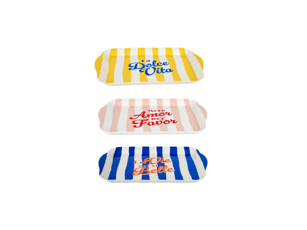 Plastic Tray Dolce Vita | 21X14CM