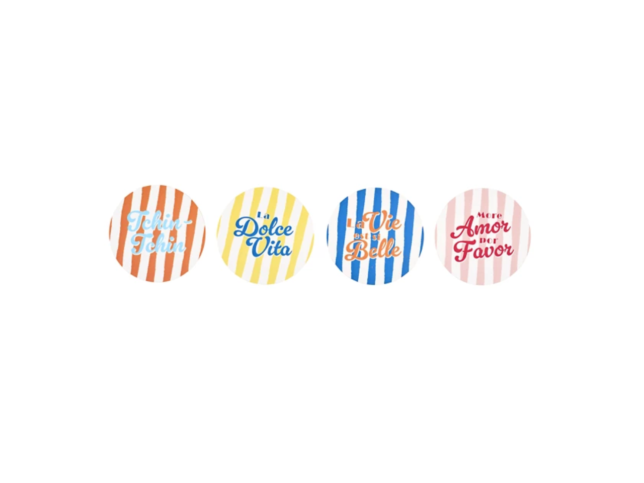 Set of Coasters Dolce Vita | 4Pcs