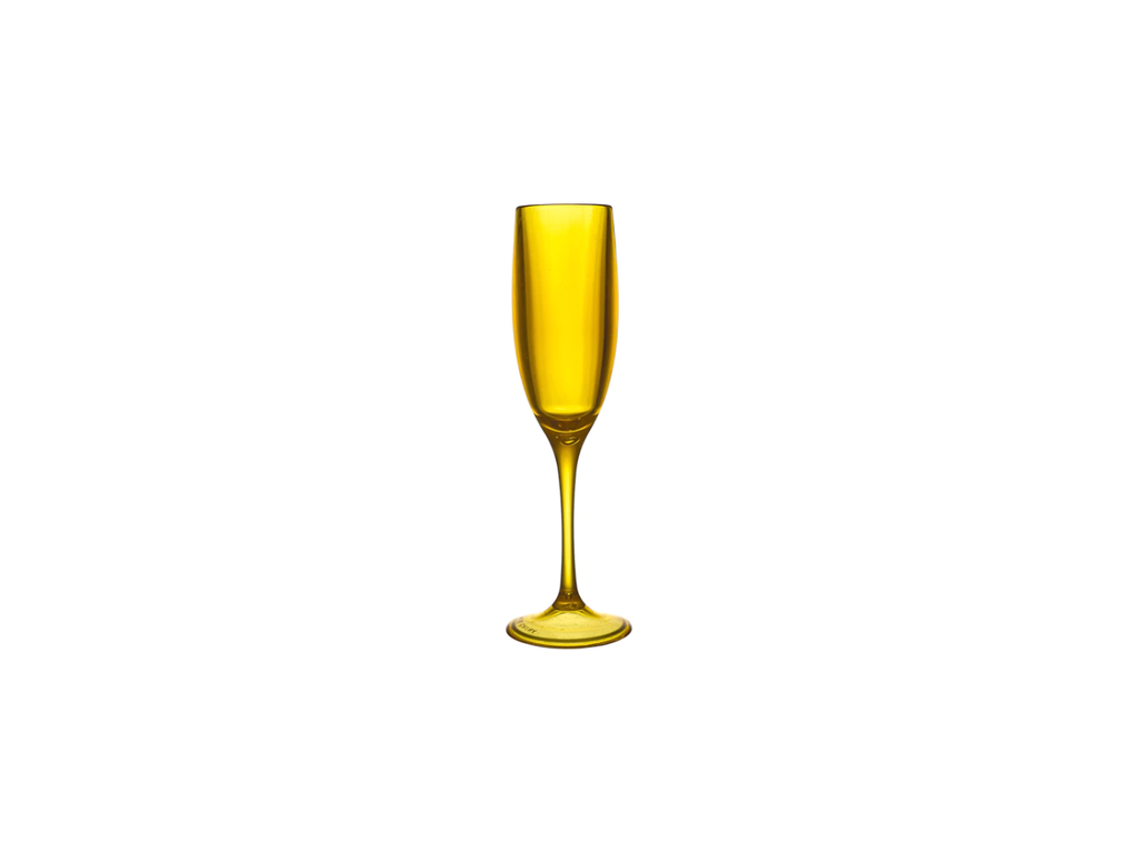 Coloured Plastic Flute Glass | 13CL