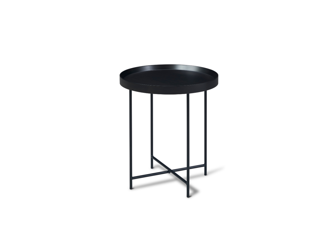Metal side table With KD design