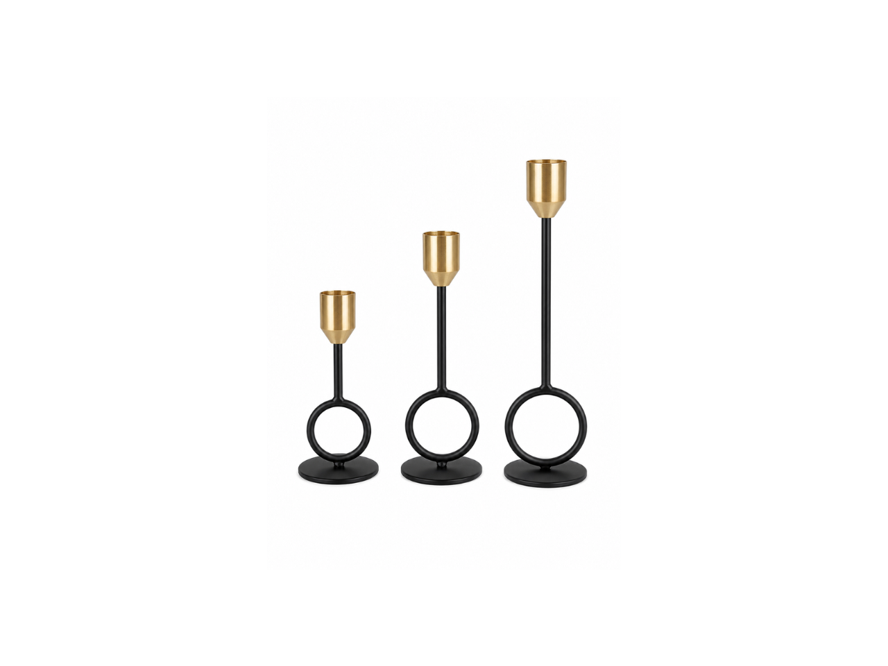 Metal Candle Holder | Set of 3