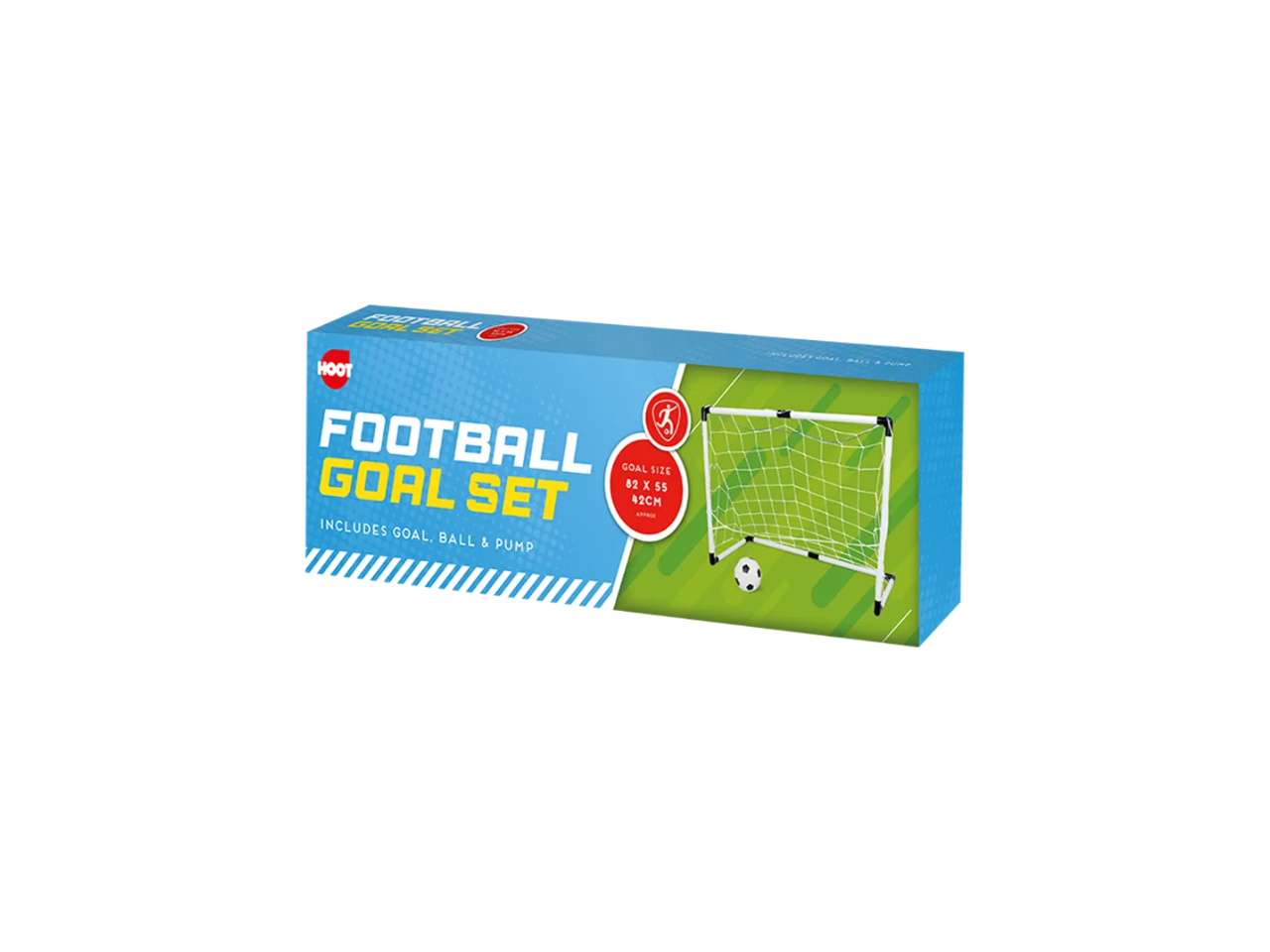 Football Goal Set With Pump & Ball