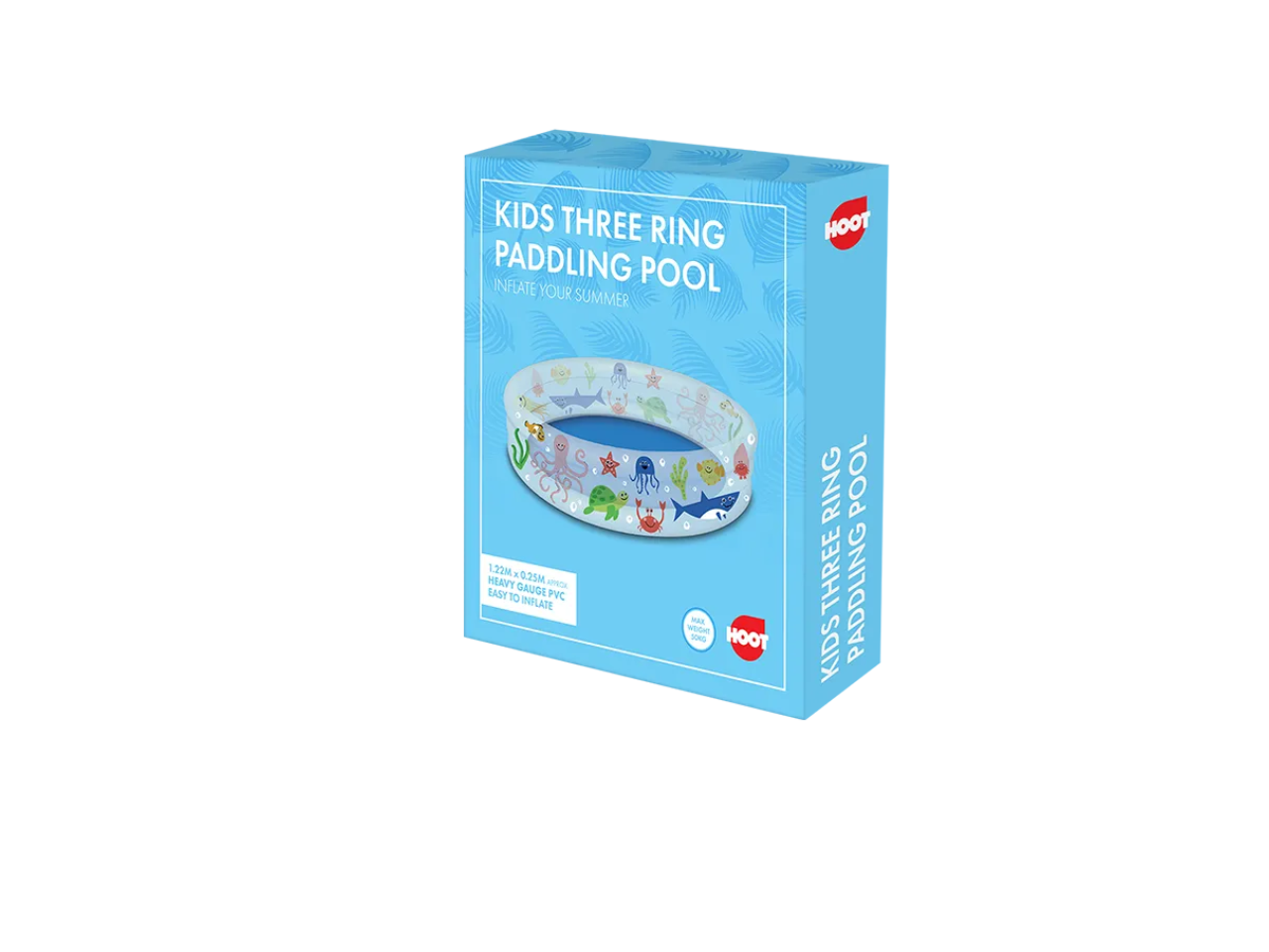 Kids Three Ring Paddling Pool | 1.22m x 0.25m
