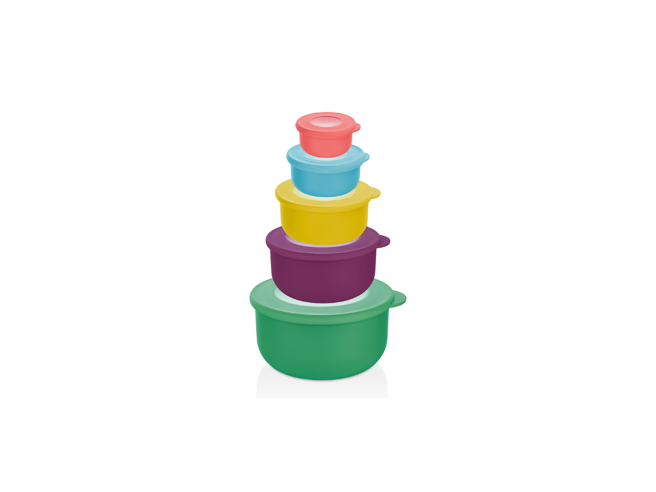 Qlife Bowl With Lid Set 5 Pcs