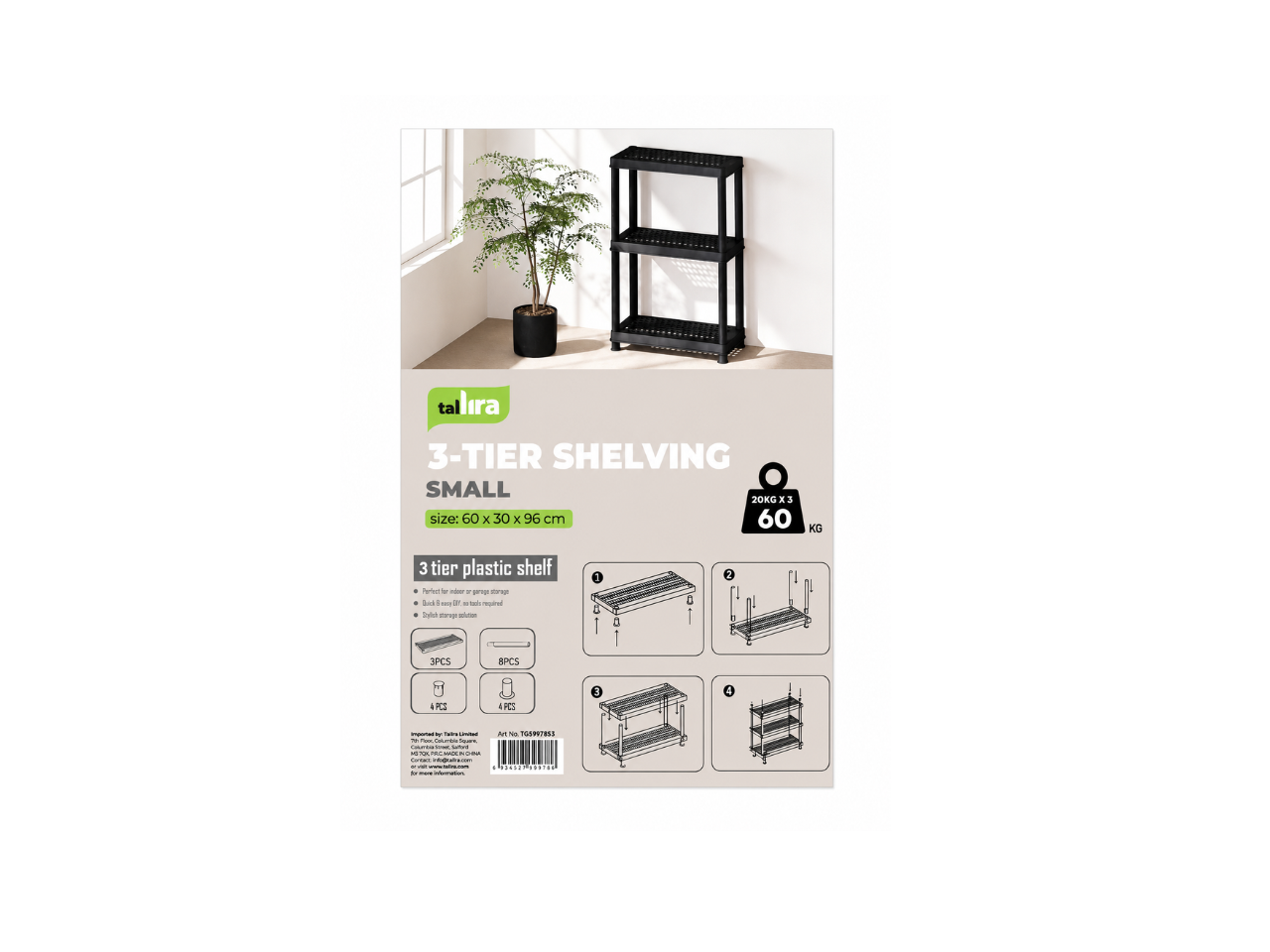3-Tier Shelving