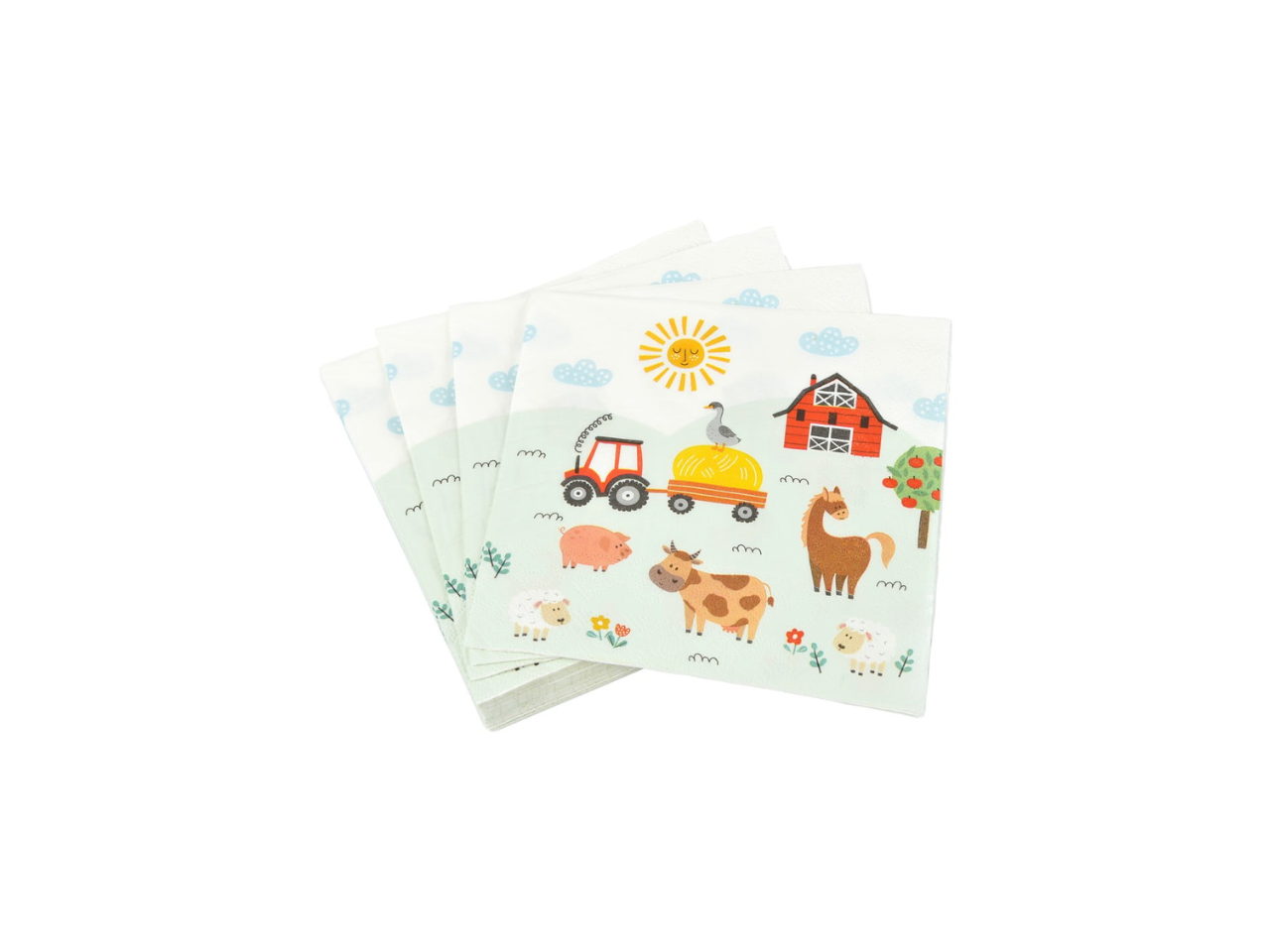 Farm Animals Napkins | 20Pcs