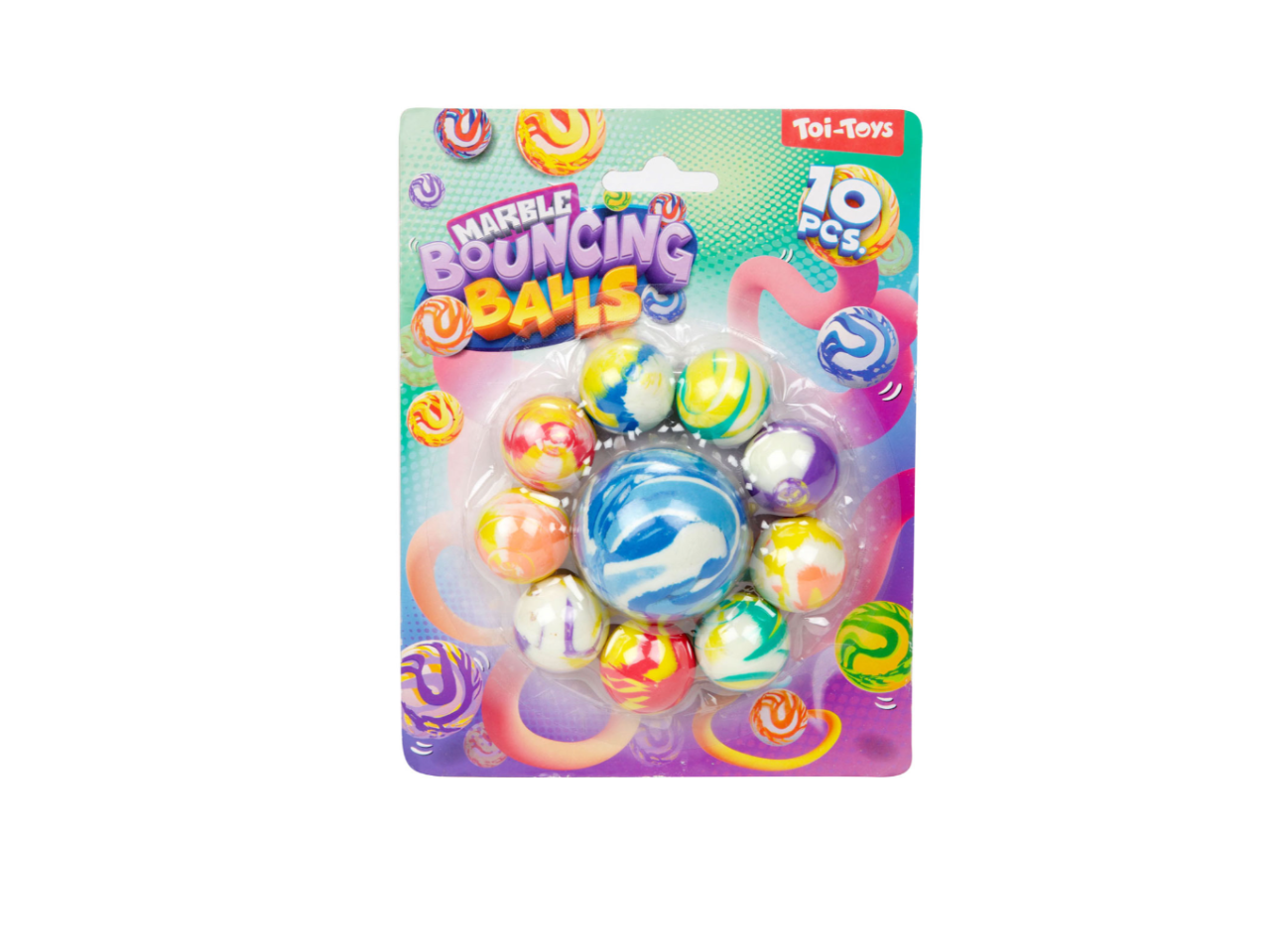 Fun Bouncing Balls Marble | Pack of  10pcs