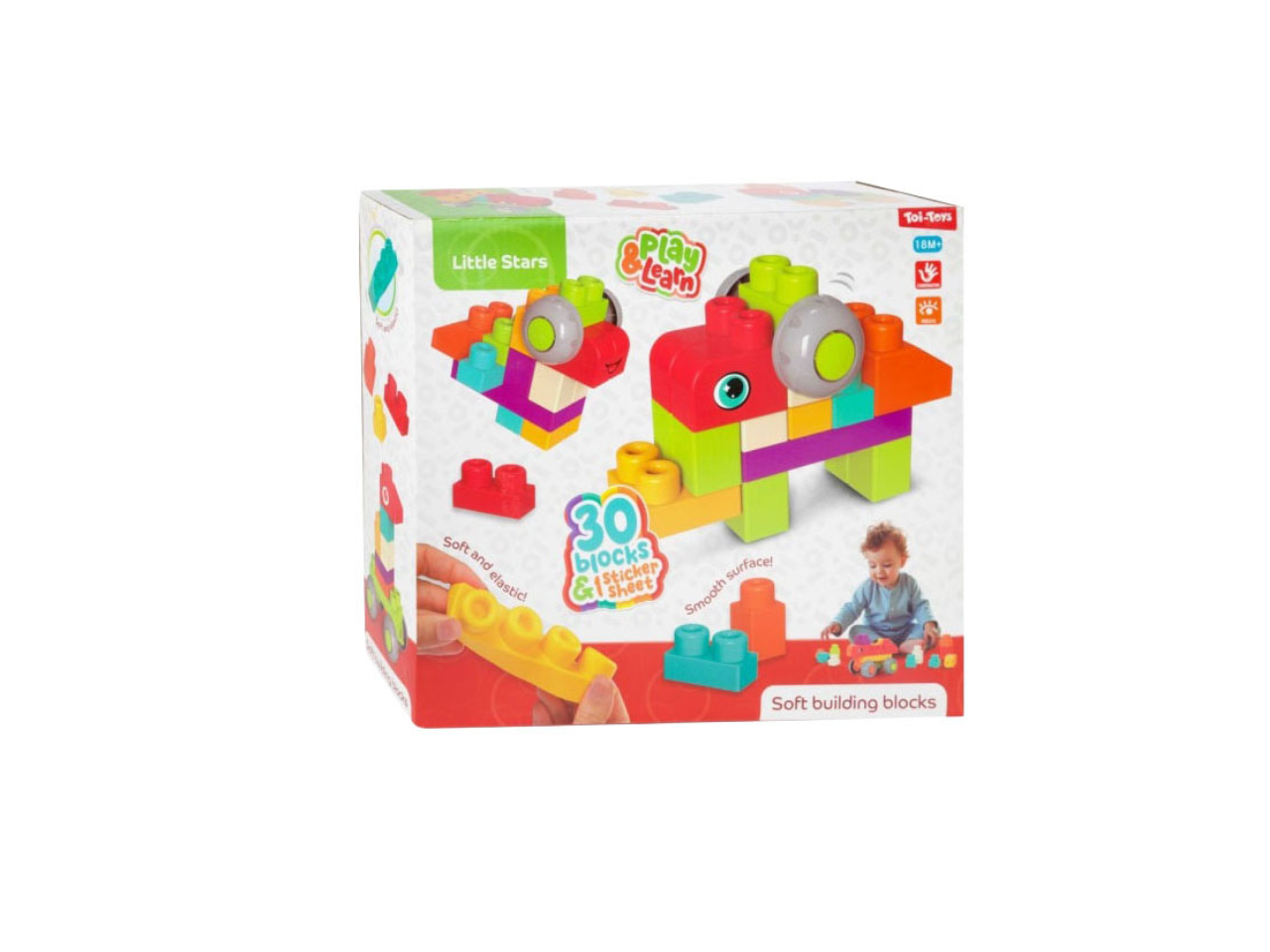 Little Stars Soft Building Blocks  | 30 Pcs