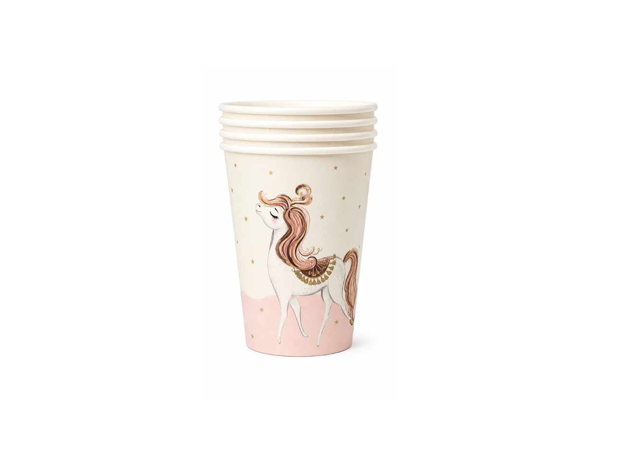 Princess Themed Paper Cups | 6Pcs