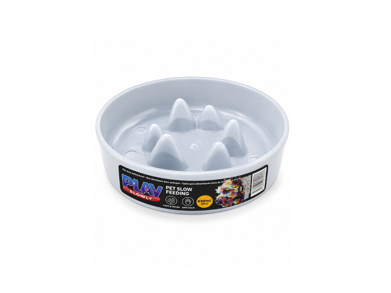 Slow Feeding Pet Bowl