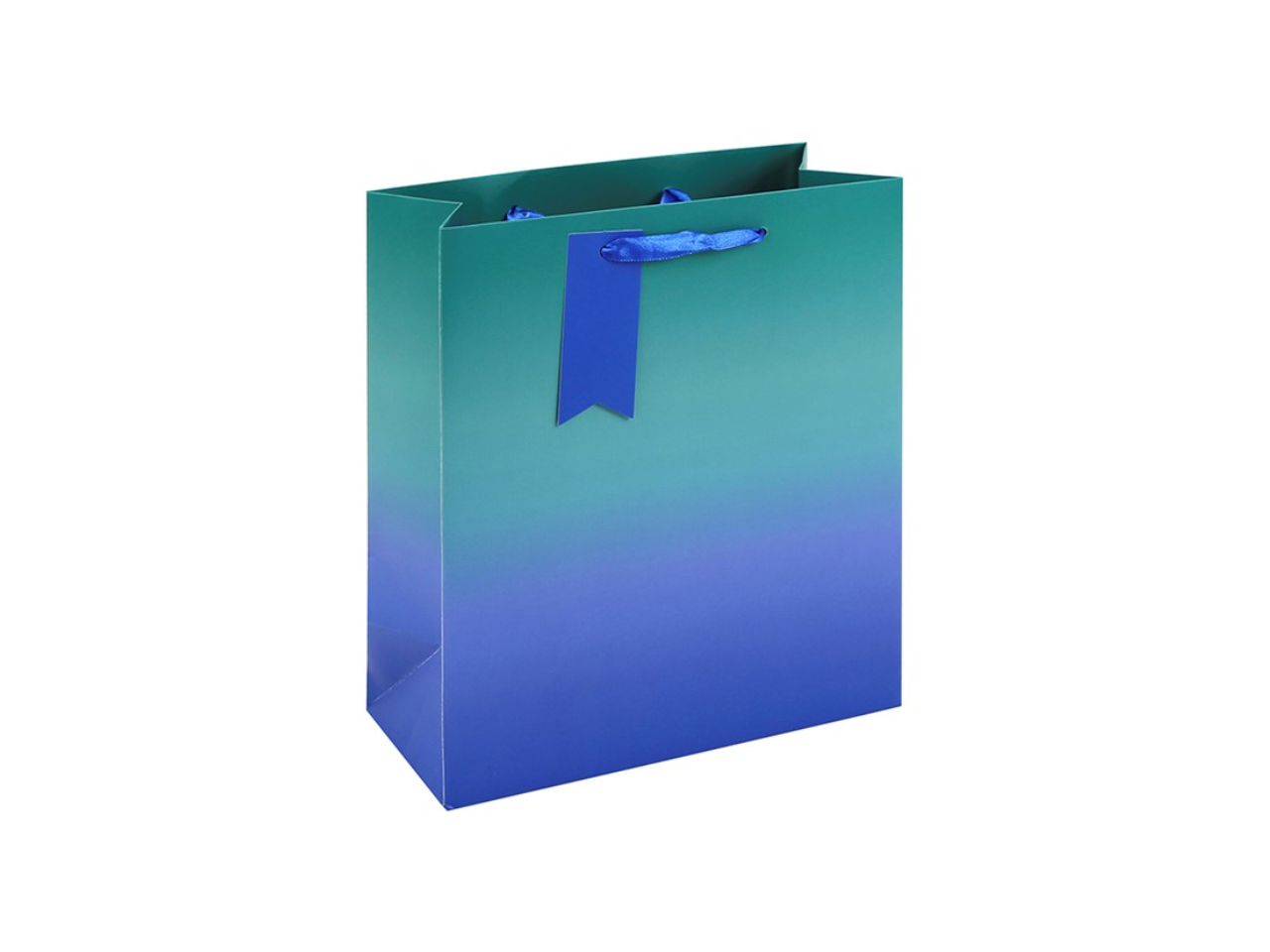 Blue Gradient Gift Bag