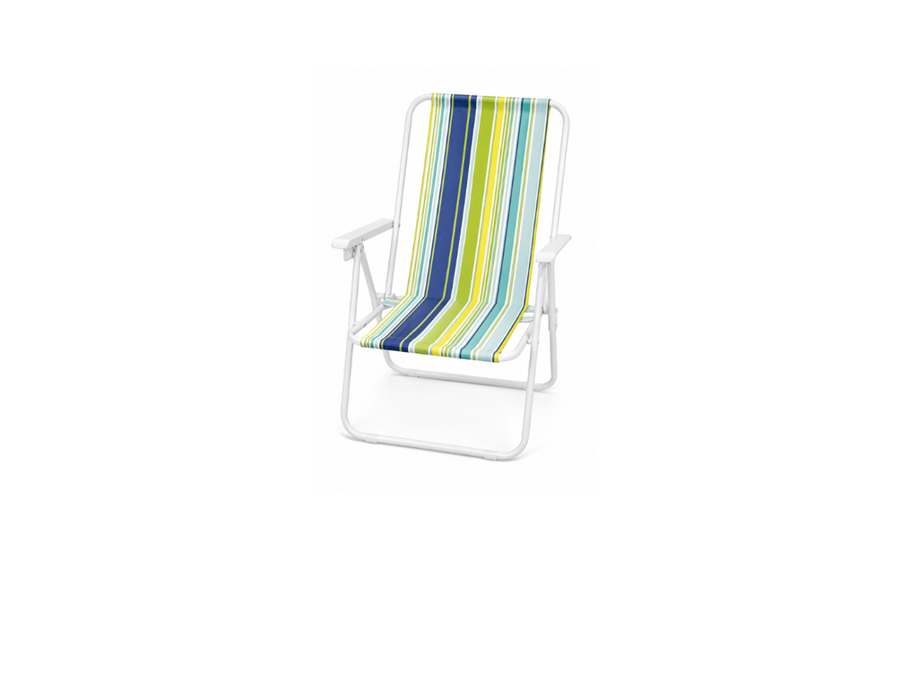 Fabric Folding Steel Chair