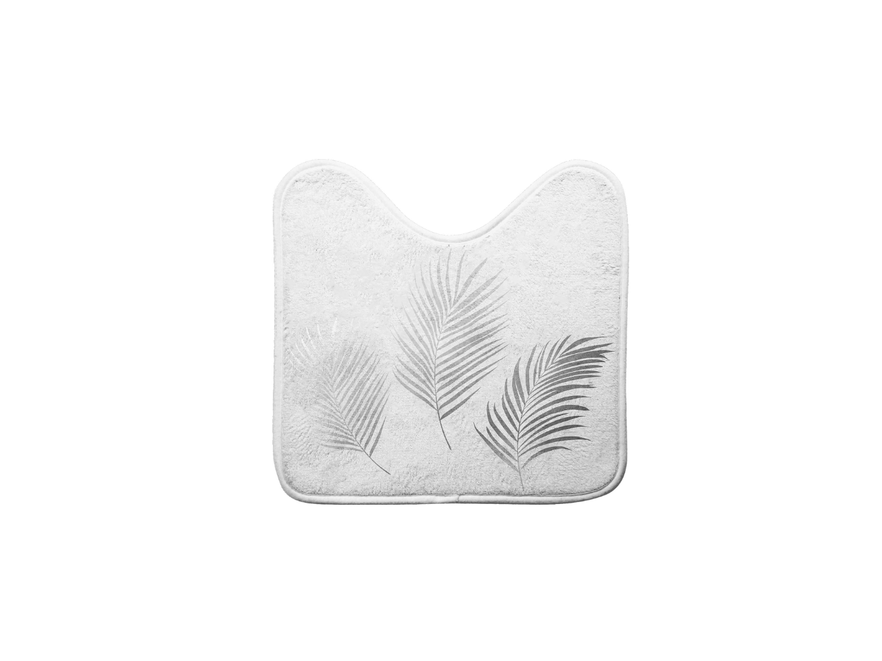 White Orbella Toilet Mat | 45 x 45cm