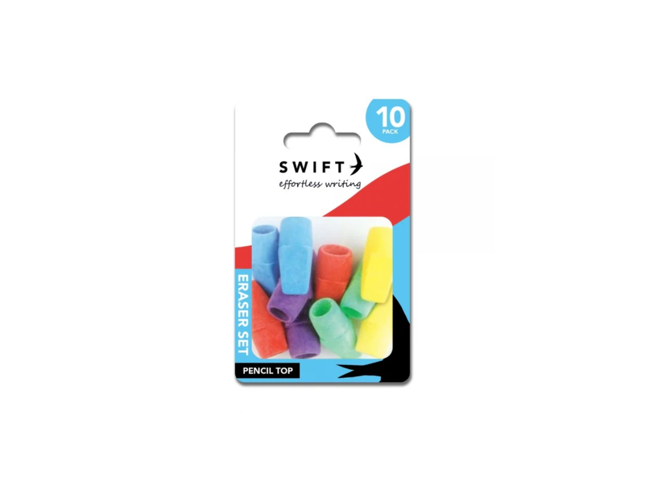 Pencil Top Eraser Set | 10Pcs