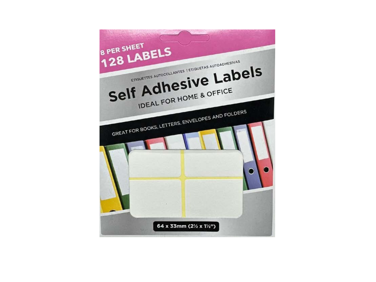 Self Adhesive Labels | 128 Labels
