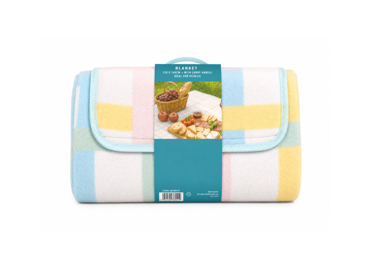 Bello Gingham Picnic Blanket | 120x140CM