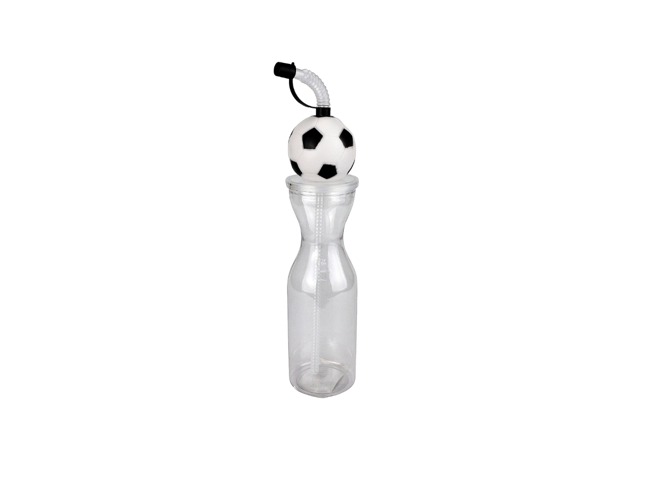 Football Drinking Bottle With Staw
