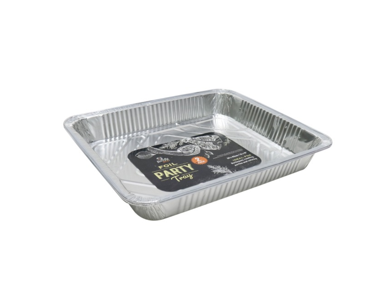 Foil Oven & BBQ Trays | 2Pcs