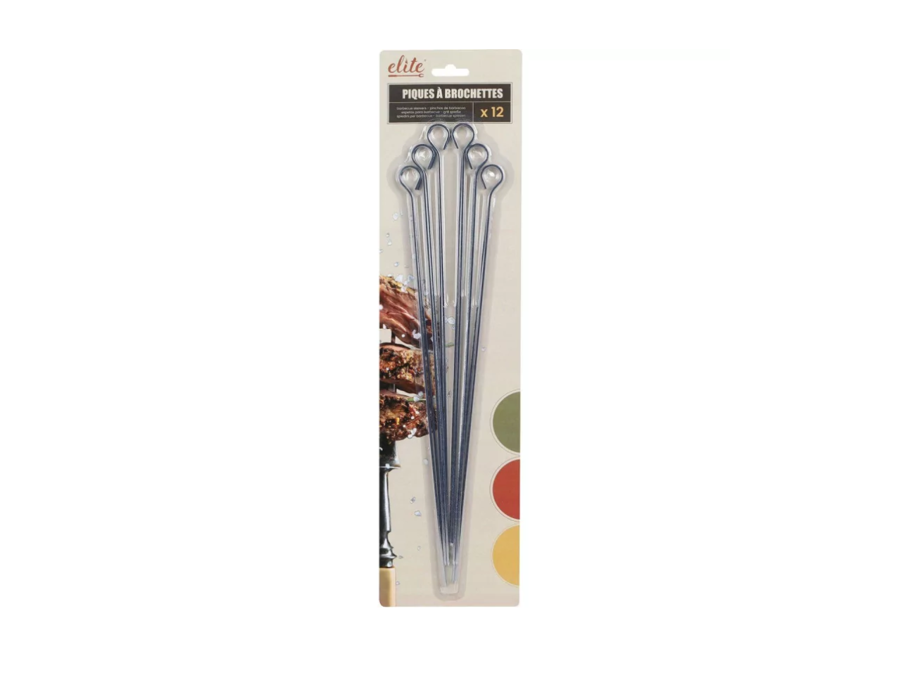 BBQ Metal Skewers | 12Pcs