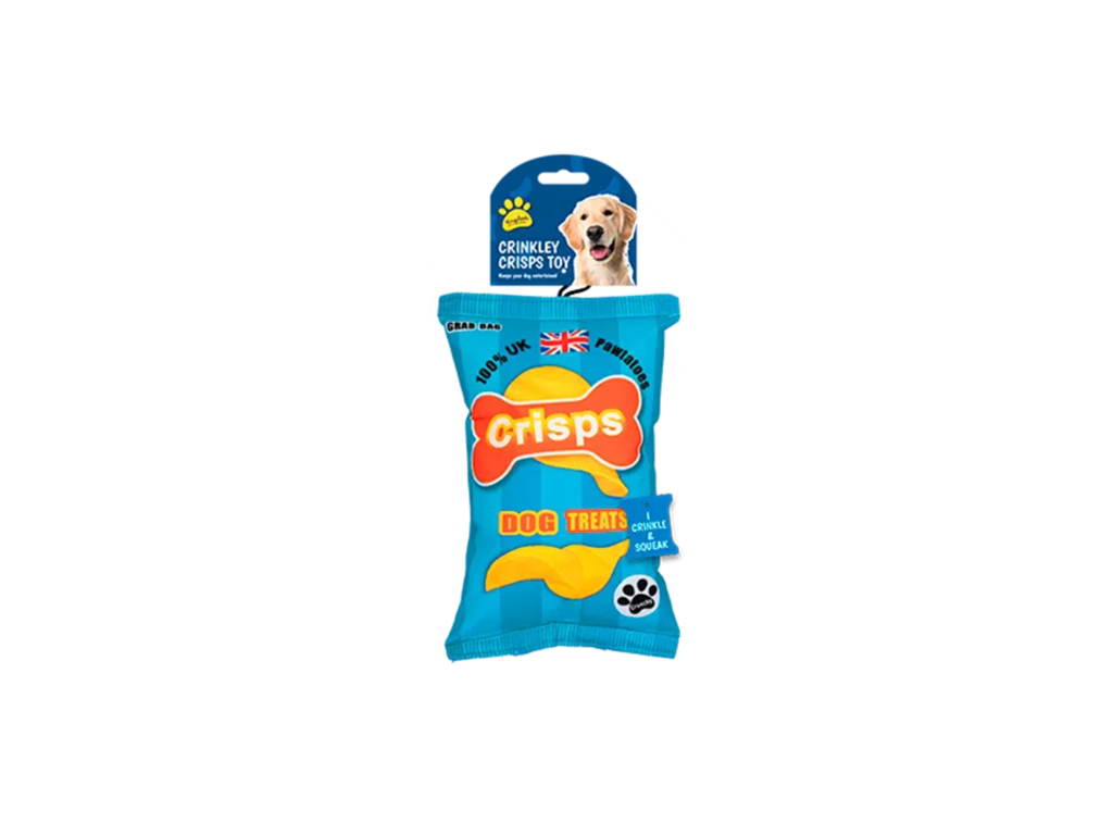 Crinkley Crisps Dog Toy