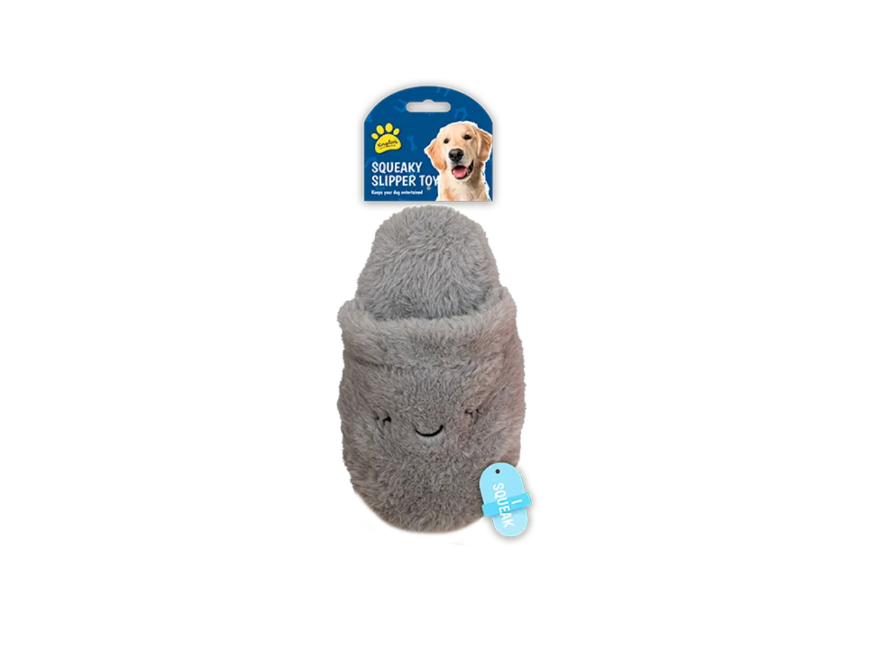 Super Soft Little Squeaky Slipper Dog Toy