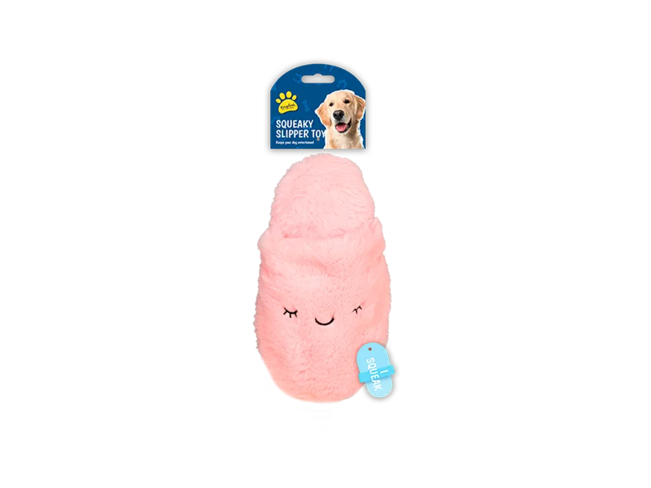 Super Soft Little Squeaky Slipper Dog Toy