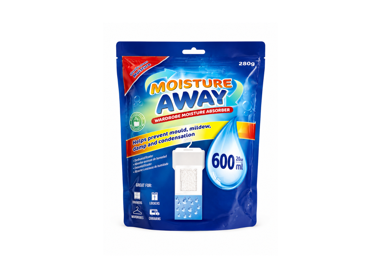 Moisture Away Wardrobe Absorber | 600ML
