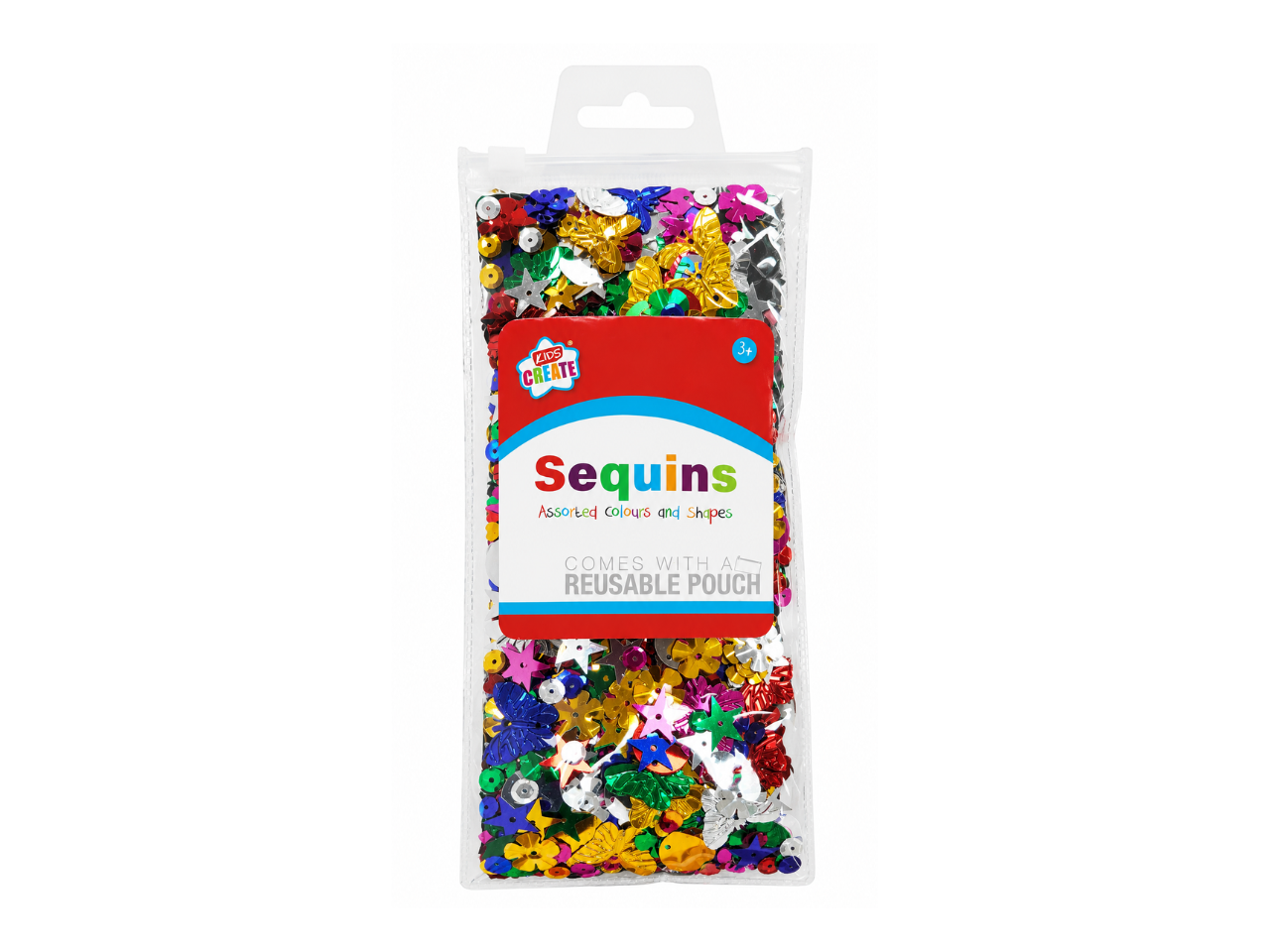 Assorted Sequins with Reusable Pouch