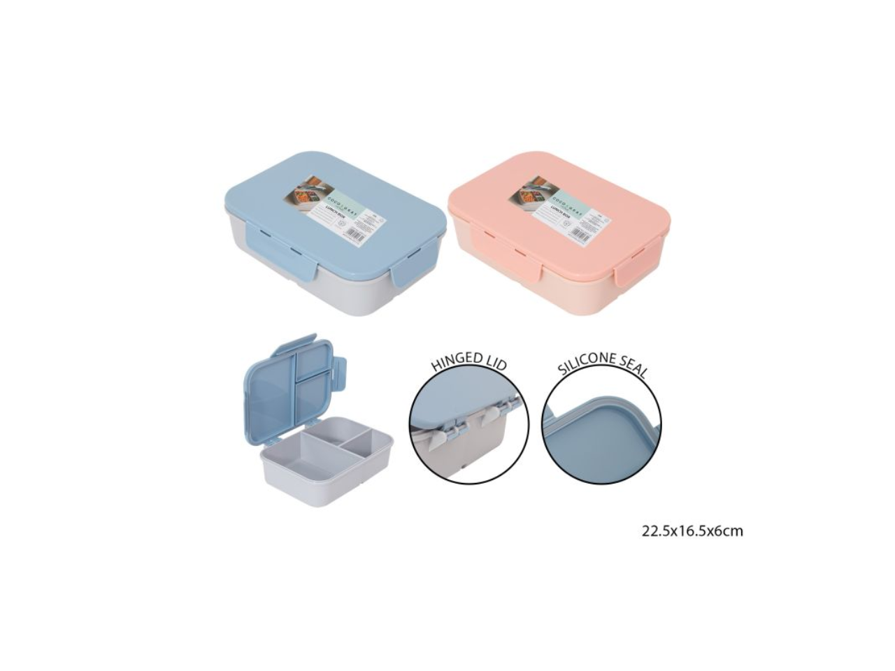 Coco & Gray | Lunch Box with 3 Sections