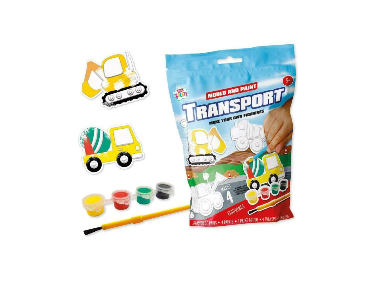 Kids Create | Transport Mould & Paint
