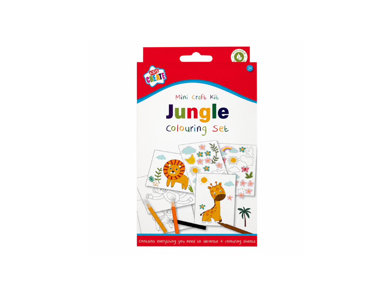 Jungle Design Colouring Set
