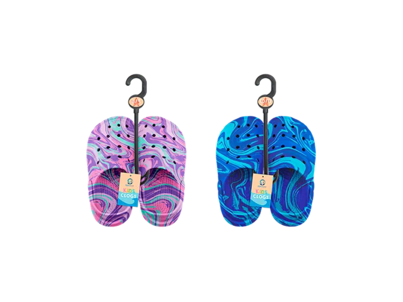 Kids Marble Print Clogs | Size 33/34