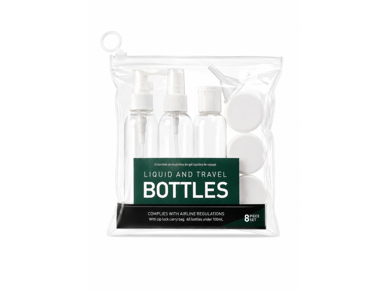 Travel Bottles Set | 8Pcs