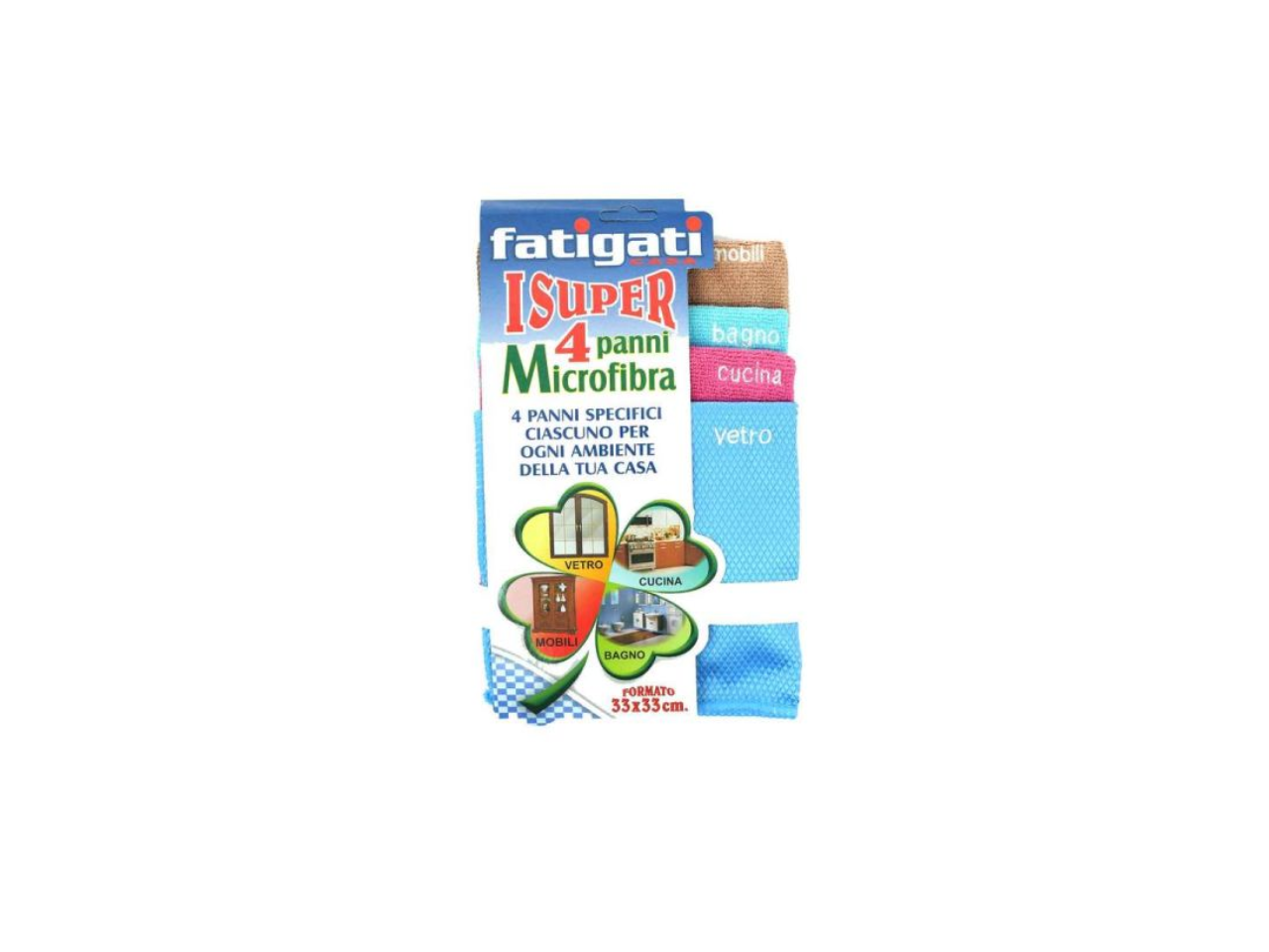 Fatigati Microfiber Cloths | 4Pcs