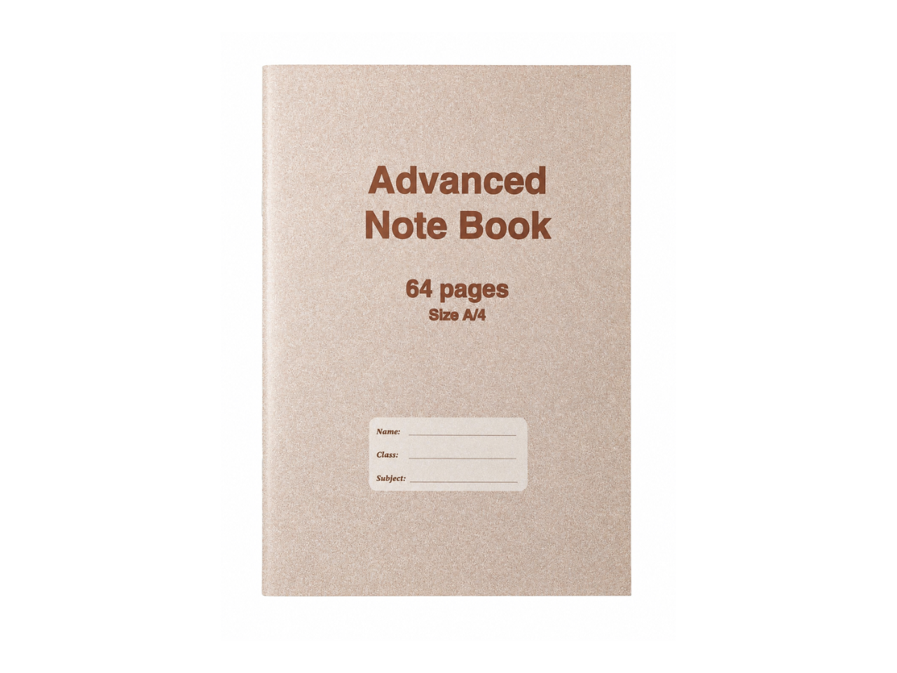A4 Advanced Note Book | 64Pgs