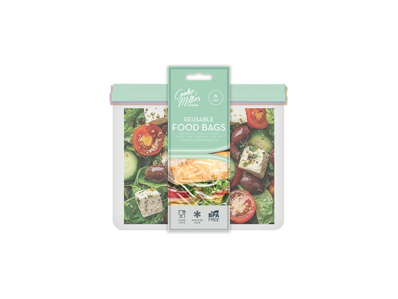 Reusable Food Bags | Pack of 6