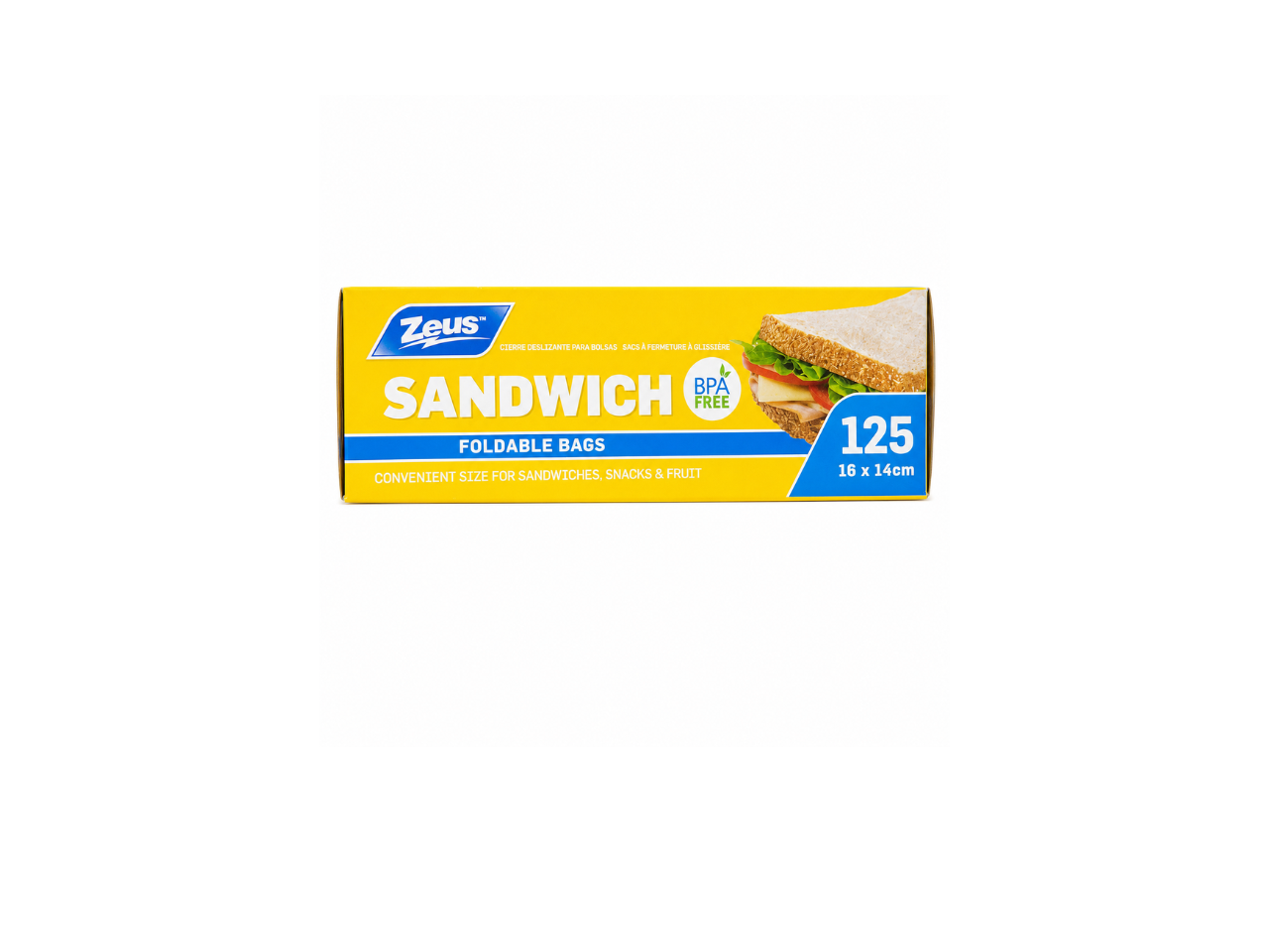 Sandwich Foldable Bags | Pack of 125