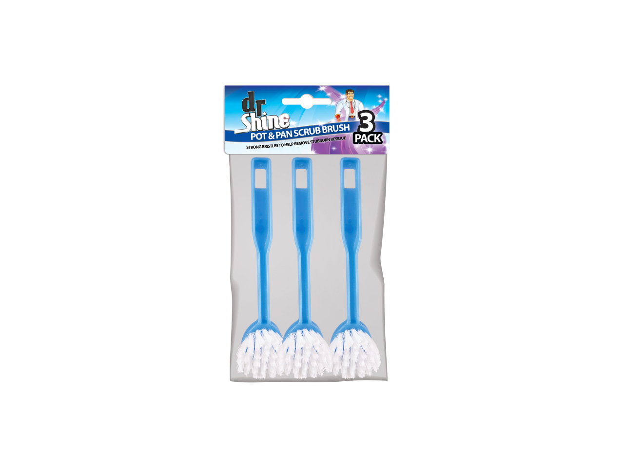 Dr Shine Pot & Pan Scrub Brush | 3Pcs