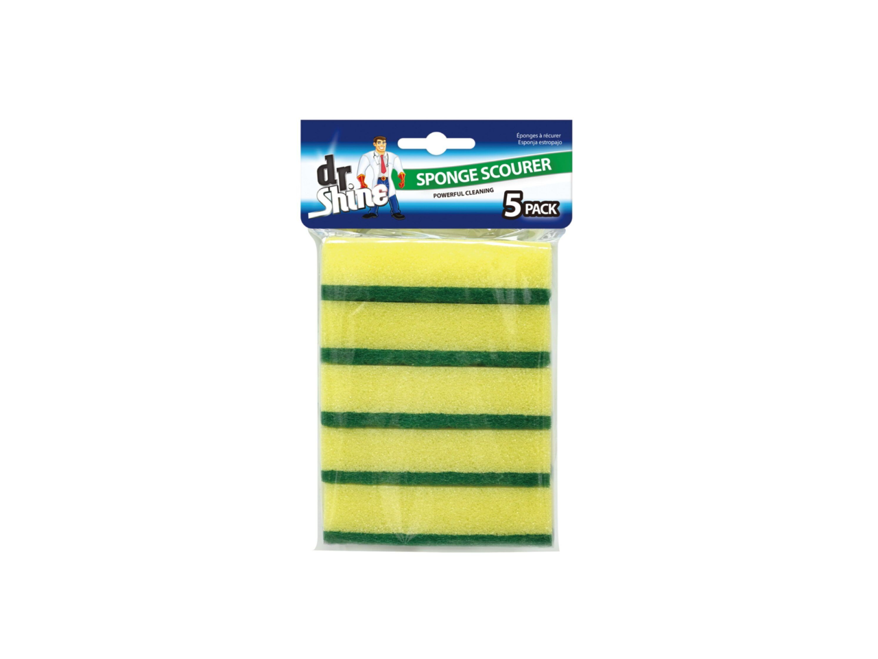 Dr Shine Sponge Scourer | 5Pcs
