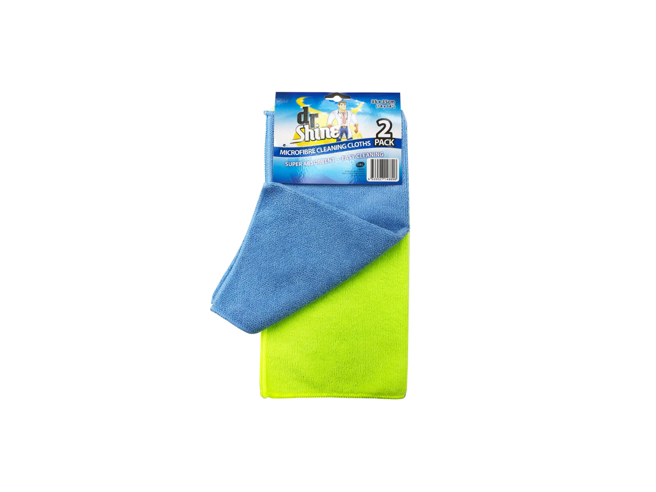 Dr Shine Microfibre Cleaning Cloths | 2Pcs