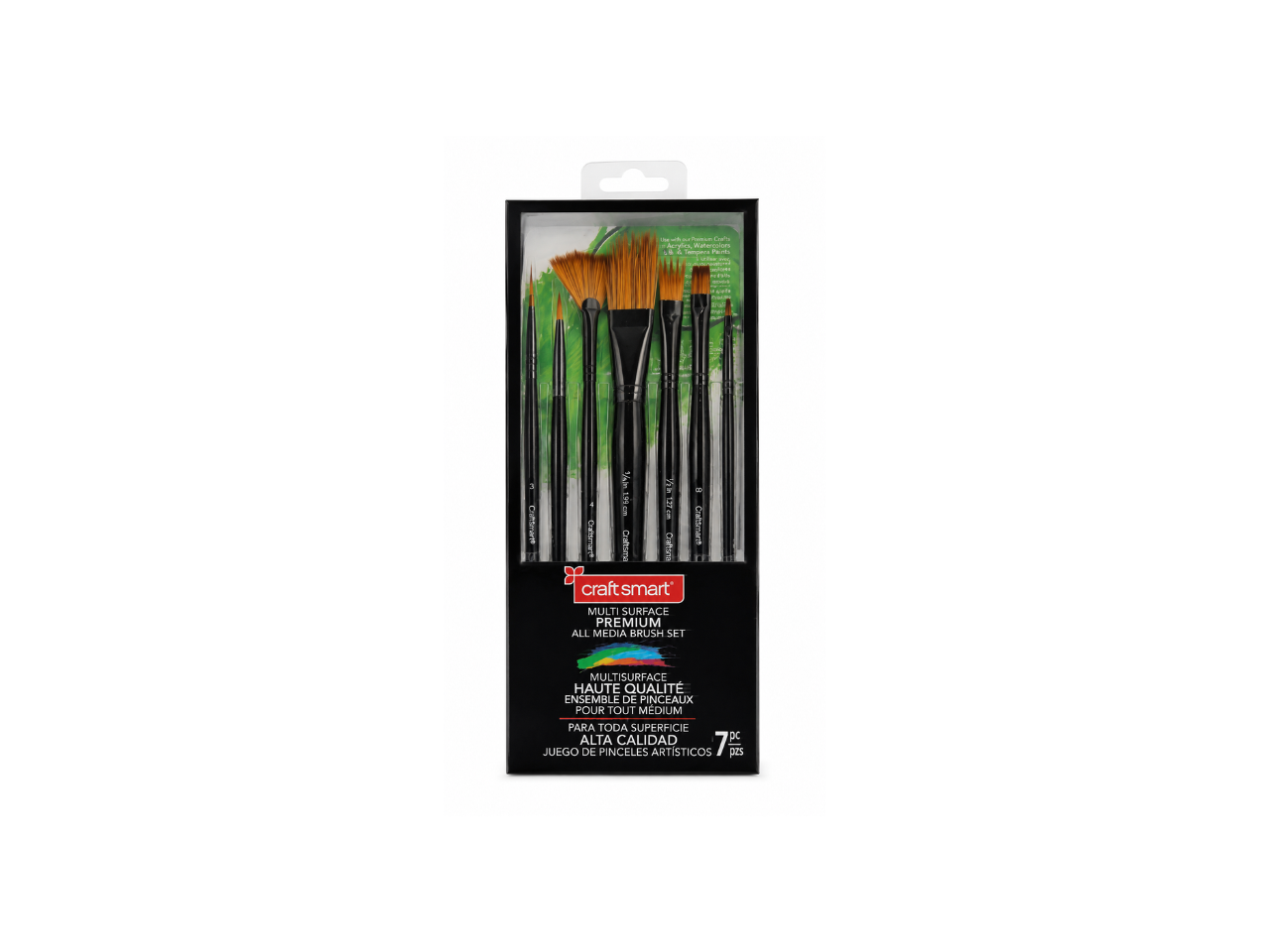 Premium All Media Brush Set | 7Pcs