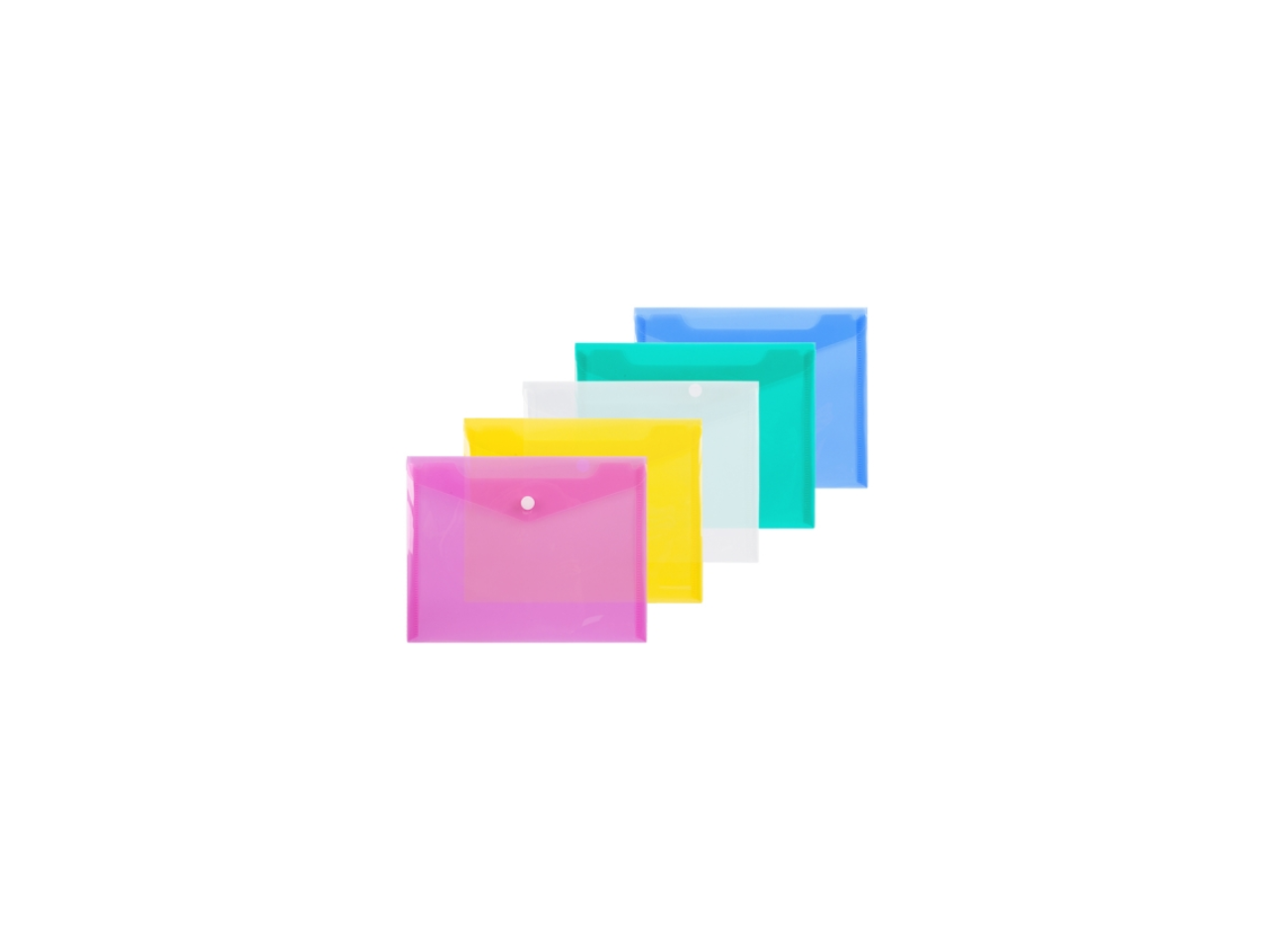 B6 Plastic Button Wallet