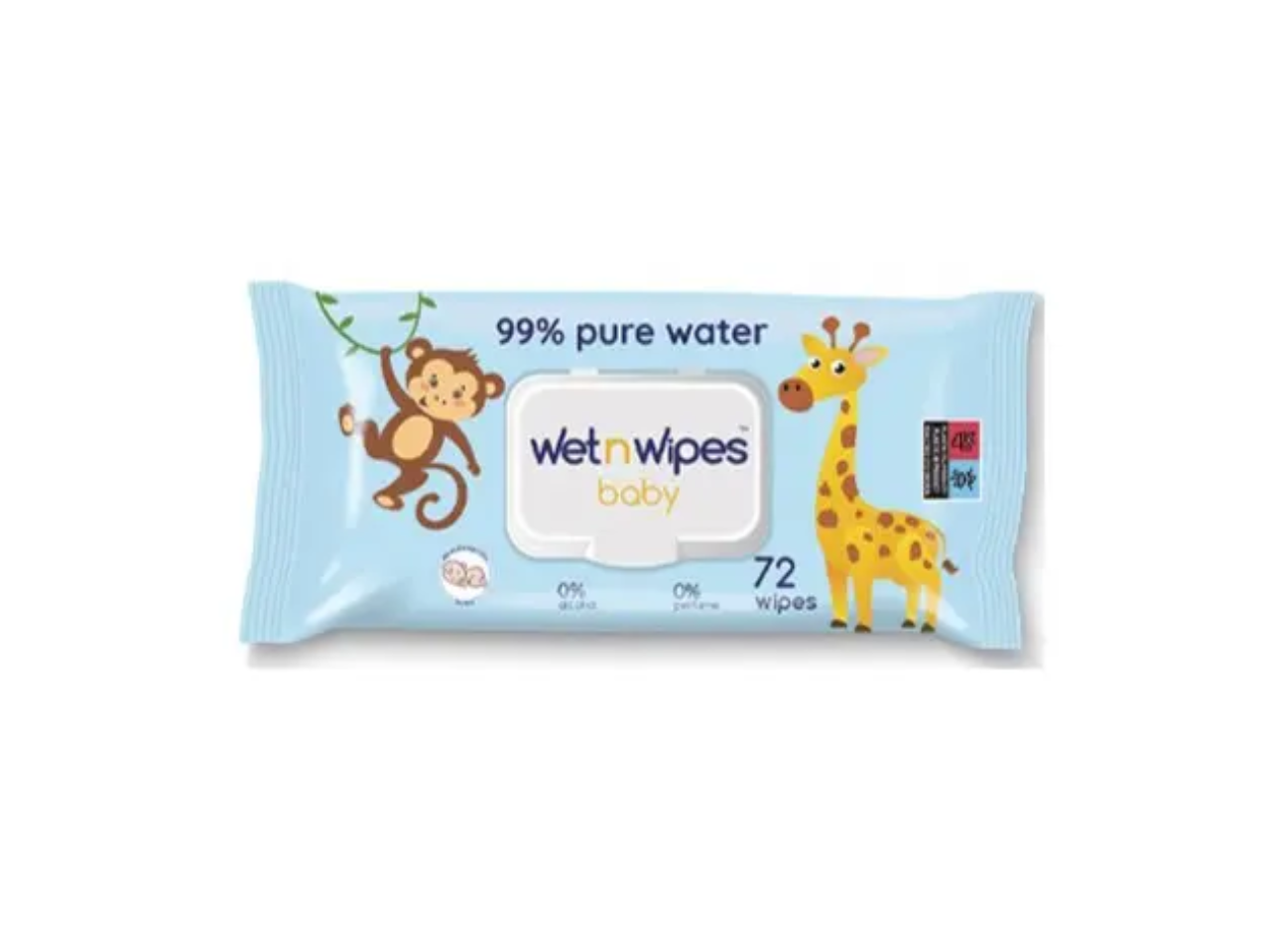 Wet n Wipes | Baby Wipes | 72Pcs