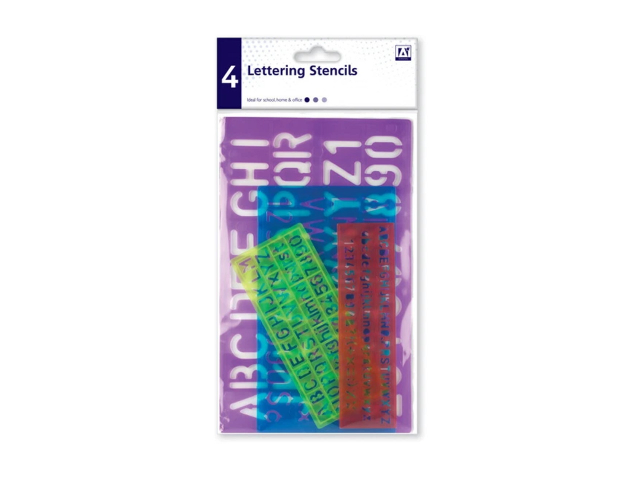 Lettering Stencil Set |  4 Pcs