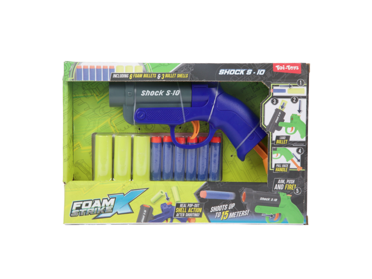 Toi-Toys | Foam Strike X Shock-S 10 Gun
