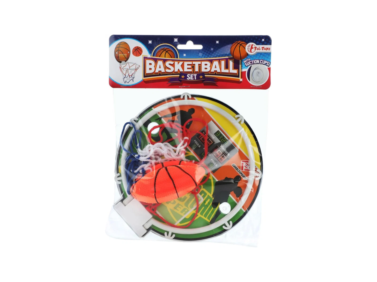 Toi-Toys | Basket Ball Set With Suction Cups