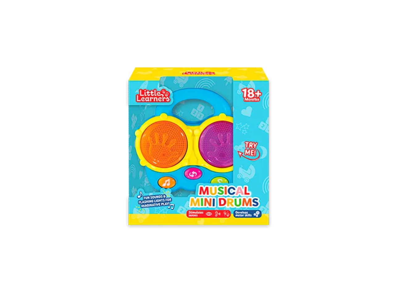 Little Learners | Musical Mini Drums | 18+Months