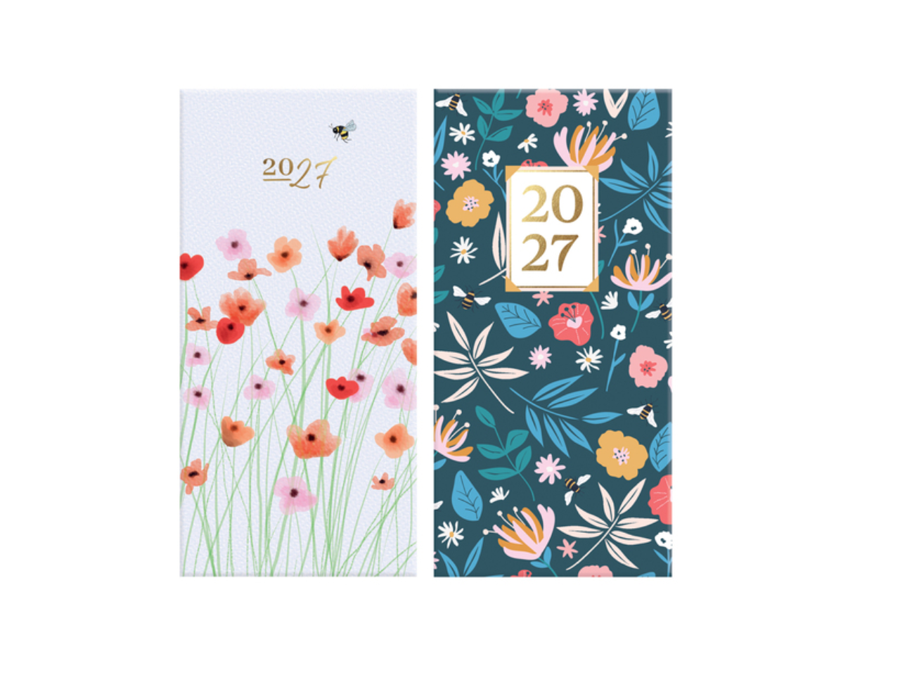 Wild Bloom Week To View Slim Diary | 2027