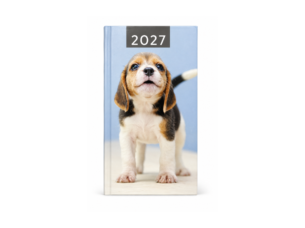 Puppy Design  Diary Slim Week to View | 2027
