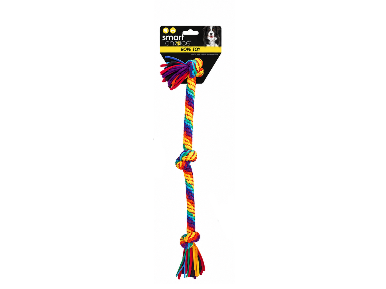 Rainbow Coloured Rope Toy